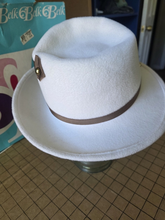 Kurt Jr. by Tom Hann White Felt Fedora Vintage NOS w/ Original Box main image 4
